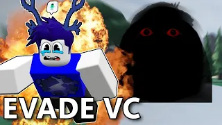 VC IN EVADE IS CRAZY | Roblox Evade VC Funny Moments