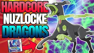 Pokemon Moon DRAGONS only Hardcore Nuzlocke! (No items, No overleveling!)