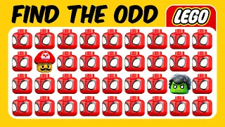 Find the ODD One Out - LEGO Edition | 20 Ultimate Levels Quiz 🟡🟥🟡