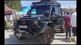 Mercedes G 63 AMG 6x6 Pickup na #TurboPomoc w Andrychowie, jak w Forza Horizon! Expedition KUBAY. 😎🤩