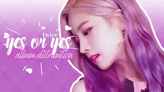 twice - yes or yes /album distribution