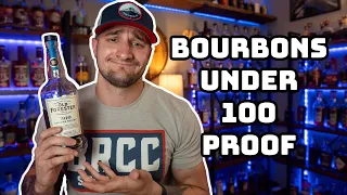 Bourbons under 100 proof