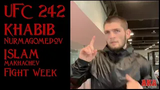 UFC 242 Fight Week: Khabib Nurmagomedov & Islam Makhachev, Top of Burj, Cutting Weight