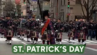 Irish pride on display at the New York City St Patrick's Parade