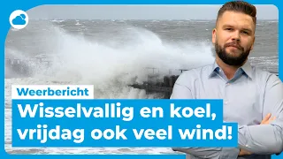 Weerbericht: onstuimige vrijdag met buien en veel wind