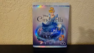 Cinderella 4KUHD/Blu-ray/DVD unboxing ***Disney Movie Club Exclusive ***