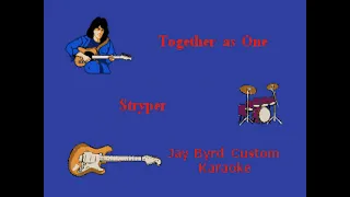 Stryper - Together As One (KARAOKE)