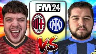 The ULTIMATE FM24 Vs Rebuild Against JoshDaly | Milan Vs Inter