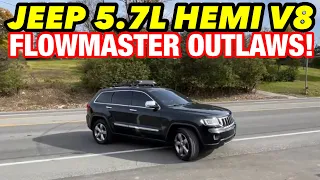 2012 Jeep Grand Cherokee 5.7L HEMI V8 Dual Exhaust w/ Flowmaster Outlaws!