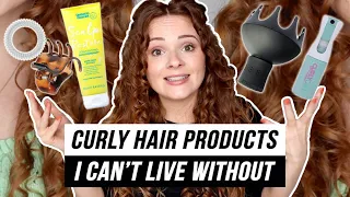 10 CURLY HAIR PRODUCTS I CAN'T LIVE WITHOUT | CURLY HAIR MUST HAVES