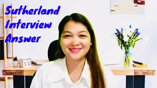 SUTHERLAND INTERVIEW SAMPLE ANSWER TO SOMETHING THAT’S NOT ON YOUR RESUME