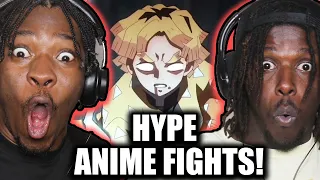 WE GOT SUPER HYPE!🔥 | Top 10 Best Anime Fights/Visually Stunning Anime Fights (part - 2) | REACTION