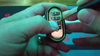 Blackspur 4 wheel combination lock decoded quickly