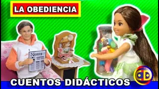 🔴La niña desobediente que comió muchos dulces, el valor de la obediencia (149) | Cuentos con valores