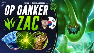 Canyon's HIGH PRESSURE Zac: DEMORALIZE Laners & Junglers With Ganks! | S11 Challenger Jungle Guide