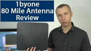 1byone 80 Mile Amplified Indoor HD TV Antenna Review