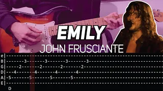 John Frusciante - Emily (Guitar lesson with TAB)