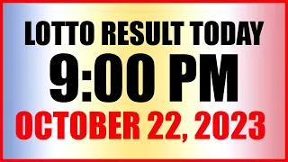 Lotto Result Today 9pm Draw October 22, 2023 Swertres Ez2 Pcso