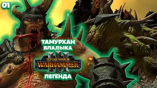 Total War: Warhammer 3 Thrones of Decay Легенда Нургл - Тамурхан Владыка Червей [1]