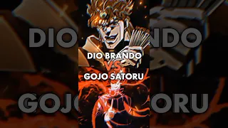 Gojo Satoru VS Dio Brando | Годжо Сатору ПРОТИВ Дио Брандо #jojo #satorugojo #jujutsukaisen