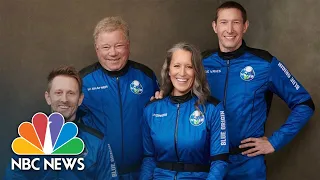 Watch: William Shatner Goes Into Space On Blue Origin Flight