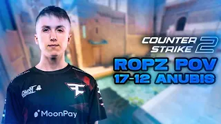 CS2 POV ropz Anubis (17-12) | Thunderpick World Championship 2023