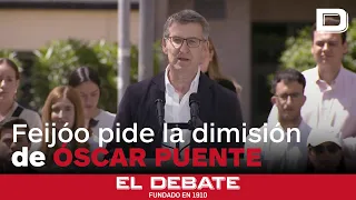 Feijóo pide la dimisión de Puente por «crear una crisis» con Argentina: «Disfrutan del lodazal»