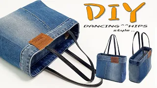 diy/청바지 리폼/리폼/가방만들기/denim tote bag tutorial/tote bag sewing tutorial/diy jeans bag hand sewing/청바지가방
