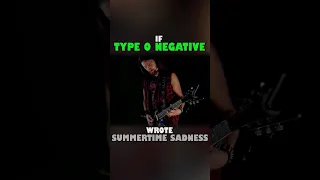 If Type O Negative wrote Summertime Sadness (with Anthony Vincent) #shorts