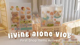 living alone diaries 12: first shop items, launching soon, coding is hard! 🫠 | quiet living