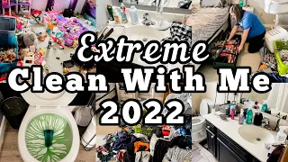 EXTREME CLEAN WITH ME 2022 | MOM LIFE CLEANING MOTIVATION | CLEAN & ORGANIZE WITH ME | MEGA MOM