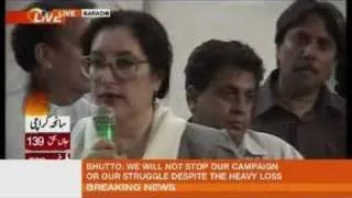 Benazir Bhutto's speech after assassination attempt: PART 2