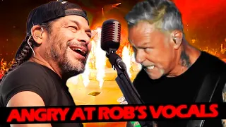 JAMES HETFIELD ANGRY AT ROBERT TRUJILLO's BACKING VOCALS LIVE #METALLICA (2022)