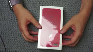 iPhone 8+ RED Detailed Unboxing - ASMR