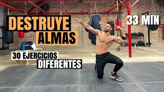 Entrenamiento Hiit Destruye Almas (33 Minutos) Cardio Intenso En Casa