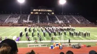 Burleson HS Marching Band fight song 10/9/15