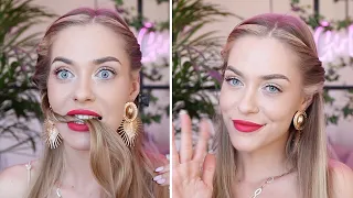 2-MIN ROMANTIC HALF UP HAIRSTYLE TUTORIAL | КРАСИВОЕ И ПРОСТОЕ ПЛЕТЕНИЕ У ЛИЦА