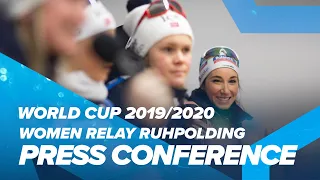 Ruhpolding Women Relay Press Conference