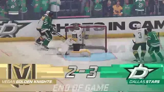 NHL 24:Las Vegas Golden Knights vs. Dallas Stars, G2 of The Stanley Cup Playoffs - Gameplay
