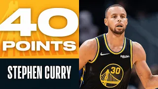 Steph Curry Keeps Up Hot Streak & Drops 40 PTS! 🍿