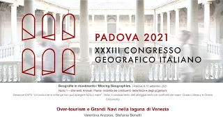 Over-tourism e Grandi Navi nella laguna di Venezia