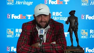 Scottie Scheffler Monday Winner Press Conference 2024 RBC Heritage ©️ PGA Tour