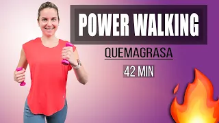 Alcanza tu Objetivo de 10.000 pasos EN CASA - POWER WALKING QUEMAGRASA