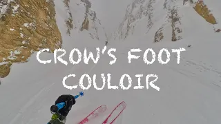 CROW’S FOOT COULOIR// Utah's Most Underrated Ski Line???