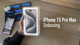 iPhone 15 Pro Max Unboxing | BEST DEVICE for GAMING?!