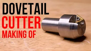 Making An Inverted Dovetail Cutter | Chamfer Cutter On the Mill