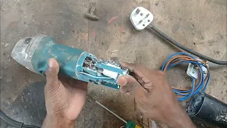 How to repair Makita angle grinder.