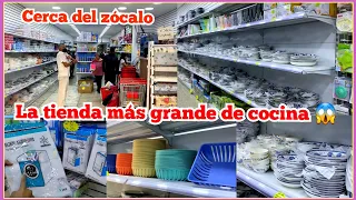 QUE LOCURA 😱 Grabe la tienda MAS GRANDE DE COCINA 😱 "Parte 1" 😍Cristalería, Platos, Plásticos..."