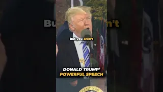 Donald Trump Gives Powerful Speech...