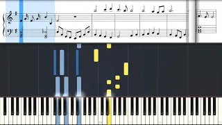 Dvorak - Allegro con fuoco, From the New World Symphony (easy piano tutorial)